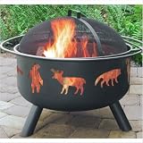 51Sn5bYqy9L. SL160  Landmann Big Sky Wildlife Fire Pit, Black