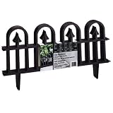 Ames True Temper Deco Garden Black Wrought Iron Fencing #SUWIF by Ames True Temper