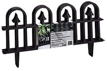 Ames True Temper Deco Garden Black Wrought Iron Fencing #SUWIF