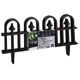 Ames True Temper Deco Garden Black Wrought Iron Fencing #SUWIF by Ames True Temper