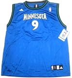 NBA Adidas Minnesota Timberwolves Ricky Rubio Youth Medium Blue Replica Jersey (Size 10-12)
