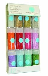 Martha Stewart Crafts Glass Microbead Set, 12-Pack