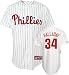 Roy Halladay Jersey: Adult 2010 Majestic Home White Replica #34 Philadelphia Phillies Jersey - X-Large