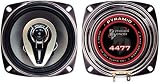 Pyramid 4477 4-Inch 3-Way Chrome Speakers
