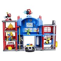 Rescue Optimus Prime Fire Station 