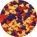 Mickey Mouse Cake Decorations - MICKEY MOUSE PRIMARY EDIBLE Candy Confetti Sprinkles for Cakes, Cupcakes & Cookies