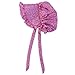 Making Believe Girls Deluxe Bonnet (Girls 4-8 Years, Pink Calico)