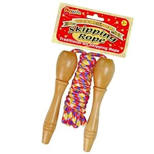 Wooden Handled Children's Skipping Rope