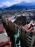 View from City Tower, Innsbruck, Austria Places Photographic Poster Print by Chris Mellor, 24x32