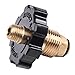 GasSaf Soft Nose POL Propane Gas Tank Adapter Plug with Excess Flow X 1/4 Inch Male Pipe Thread Fitting - 100% Solid Brass