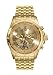 Burgmeister Royal Diamond BM127-279 Herren Automatik Uhr offene Unruh gold Diamanten Tag/Datum/Monat