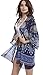 Upopby Women's Floral Printed Chiffon Swimsuits Cover Up Beach Bikini Kimono Cardigan