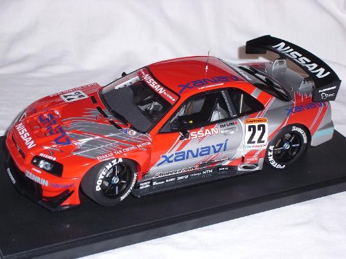 NISSAN SKYLINE GTR XANAVI 22 RED 1/18 AUTO ART