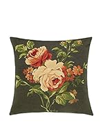 COINCASA Cojín 45 x 45 cm (Verde Oscuro/Multicolor)