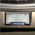 Memphis Grizzlies Black Plastic License Plate Frame