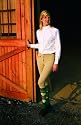 Ladies TuffRider Ribb Knee Patch Riding Breeches