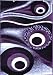 1504 Purple White 5'2x7'2 Area Rug Abstract Carpet