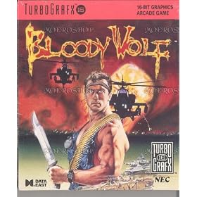 Bloody Wolf TurboGrafx 16 Cartridge