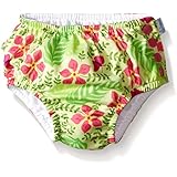 i play. Baby Girls' Ruffle Snap Reusable Absorbent Swim Diaper