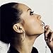 925 Sterling Silver Hoop Earrings, Gintan Silver Earrings Hoops 3mm Wide Diamond Cut Hoop Earrings Large Hoop Earrings Silver Endless Hoop Earrings for Women 30/40/50/60mm