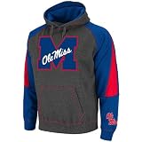 Mississippi Ole Miss Rebels Charcoal Playmaker Hooded Sweatshirt
