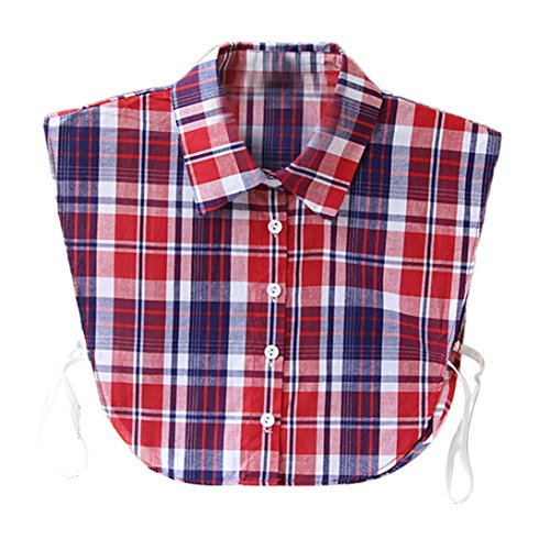 Sunward Women Hollow Out Fake Shirt Collar Necklace Choker Collar (A)