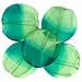 Green Disc Silver Foil Murano Glass Bracelet Image