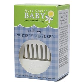 Aura Cacia Baby, Calming Nursery Diffuser (Room Diffuser, Calming Nursery Blend, 5 Refill Pads) Box by Aura Cacia