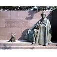 Franklin Roosevelt and Fala, F.D.R. Memorial, Washington Photograph - Beautiful 16"x20" Photographic Print by Carol M. Highsmith