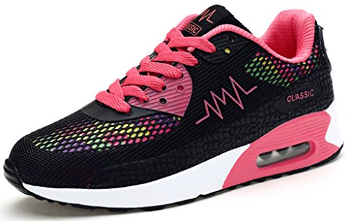 DADAWEN Women's Mesh Air Max Sneakers Running Shoe