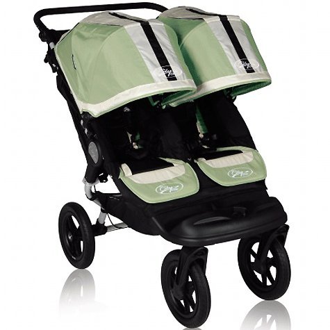 Baby Jogger City Elite Double Stroller, Green Sport