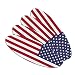 Reversed USA American Flag Red White Blue Military Double-Sided Oval Nail File Emery Board Set 4 Pack