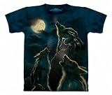 3 Werewolf Moon T-Shirt is what happens to 3 wolf moon at midnight in adult sizes