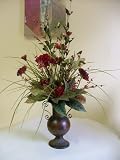 Dark Red Hydrangea Floral Arrangement