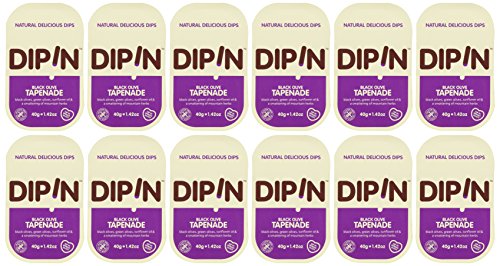 DipIn Natural Black Olive Tapenade (Pack of 12) (1.42 oz)