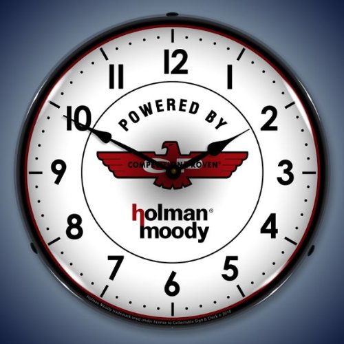 HolmanMoody Performance Lighted Wall Clock