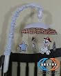 GEENNY Musical Mobile For FireTruck Fire Truck CRIB BEDDING SET
