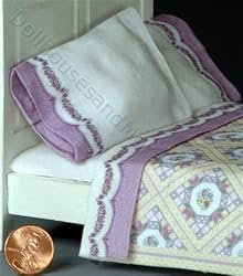 Miniature Purple Sheet Set Kit by Lindee's Little Linens