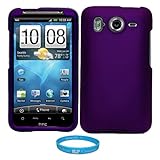 Purple Durable Protective Rubberized Crystal Hard Case Cover for AT&T Wirel ....