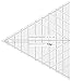 C&T PUBLISHING CTP20329 Clearview 60 Degree Triangle Ruler, 10