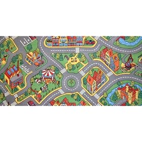 William Armes City Roads Play Rug