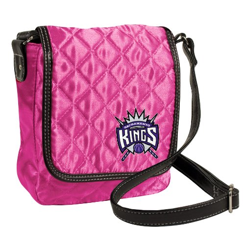 NBA Sacramento Kings Pink Quilted Purse