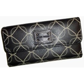 Women's Nine West Wallet Formula 9 Rain or Shine Black/Natural/Black
