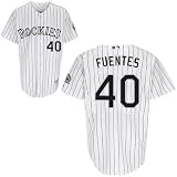 Colorado Rockies Authentic Brian Fuentes Home Jersey at Majestic