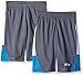 STX Boys' Mesh Athletic Short, TY18-Charcoal/Neon Turquoise 2 Pk, 10/12