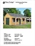 12' X 20' Cottage Shed with Porch Project Plans -Design #81220