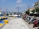 Figurative; Mopeds on Poros Island - Photography Color, Greece 2006 by Cris Orfescu, 17x13(Unframed)