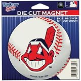 Cleveland Indians - Baseball Logo In/Out Magnet MLB Pro Baseball
