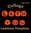 Collegiate Luminary Pumpkins