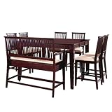 Carlisle 6-pc. Counter Height Dining Set - Cherry